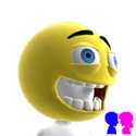 Captain Smiley Giant Head (Unisex)