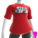 Black on Red RDR Logo T-Shirt﻿ (Female)