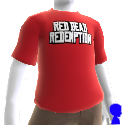 Black on Red RDR Logo T-Shirt﻿ (Male)